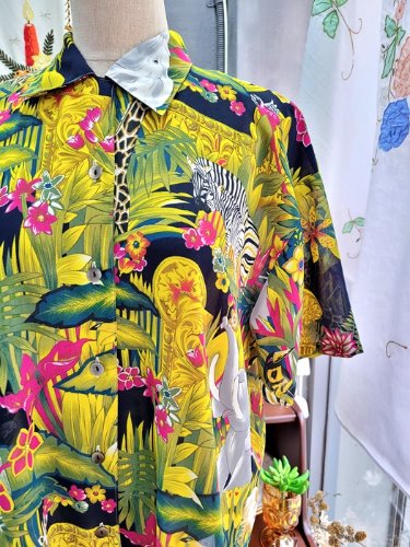 [RESPIGHI] wild zoo motive hawaiian shirt