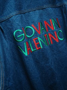 [ITALY GIOVANNI] back pointed denim jacket