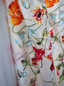 [KENZO] vivid flower apron