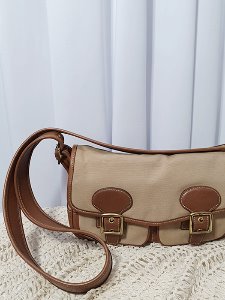 [COACH] leather combie 2 pocket bag