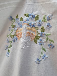 [Europe] lovely pumpkin&amp;flower embroidery home fabric