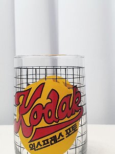 Kodak photo retro glass cup