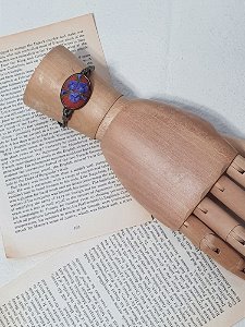[HANDMADE] flower embroidery antique bracelet