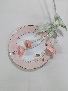 [FRANCE] romantic flower pasta bowl