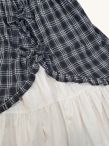 [JOHNIE LANCER] romantic layered flare skirt