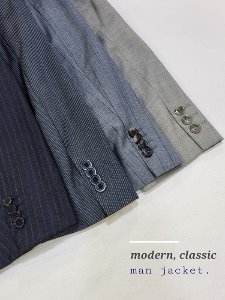 [Abe Tailor] natural color wool jacket