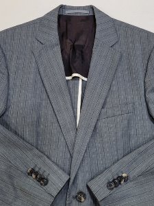 modern grey stripe pattern man jacket