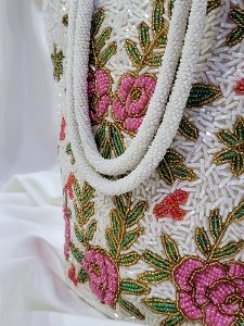 [handmade] gorgeous beads bag
