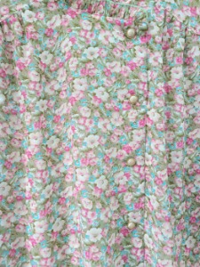 [JOY] retro mood flower blouse